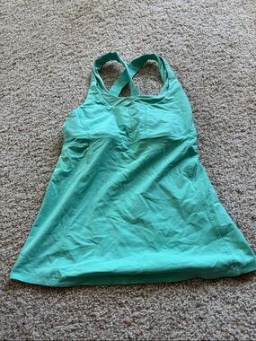 lululemon athletica Mint Green Racerback Tank